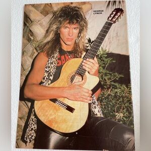 Dokken’s George Lynch pinup